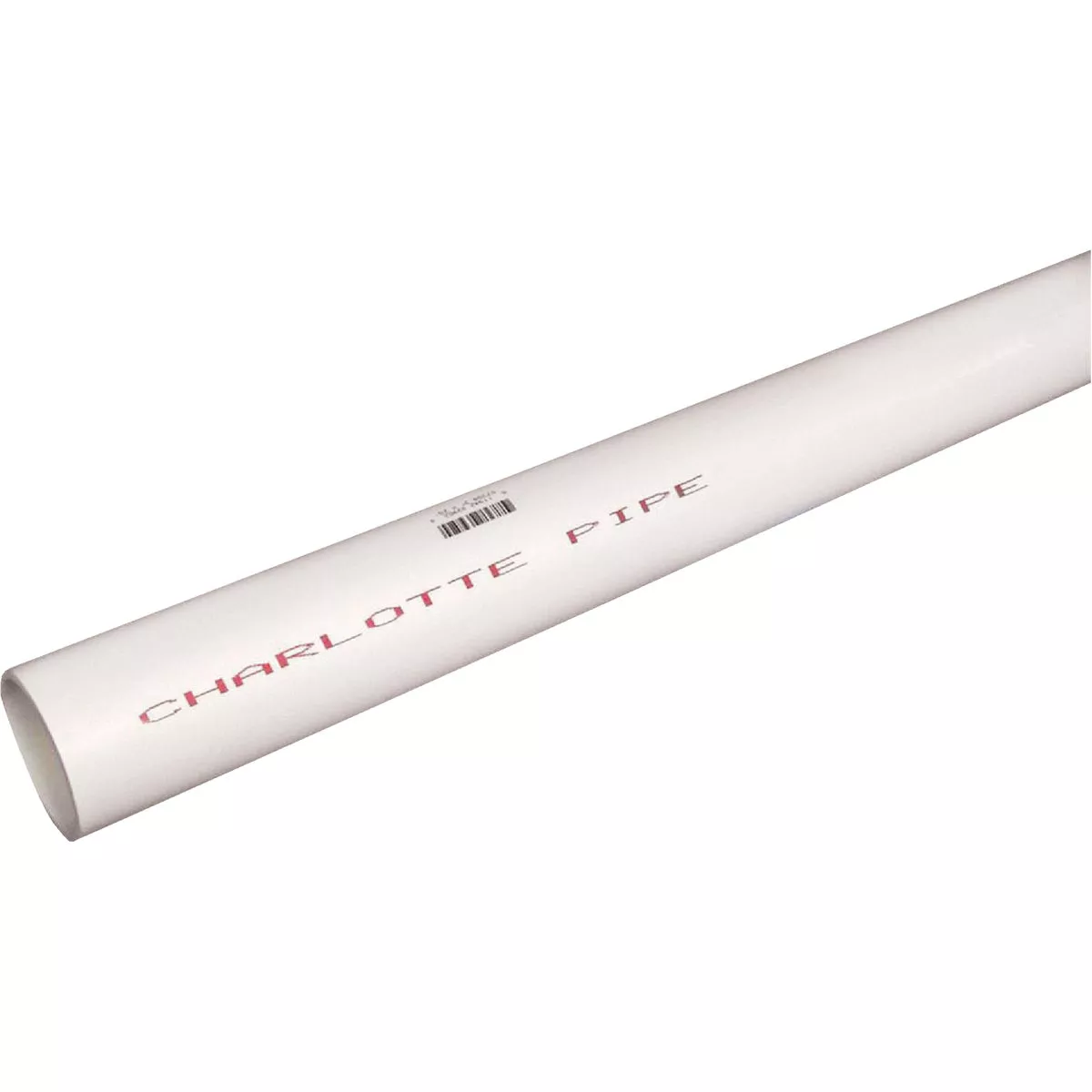 Charlotte Pipe 4 In. x 20 Ft. Cold Water Schedule 40 PVC Pressure Pipe, Belled End