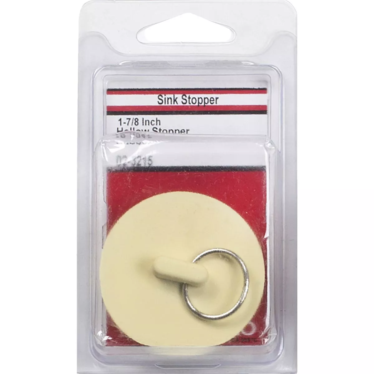 Lasco Hollow 1-7/8 In. White Sink Rubber Drain Stopper - photo 2