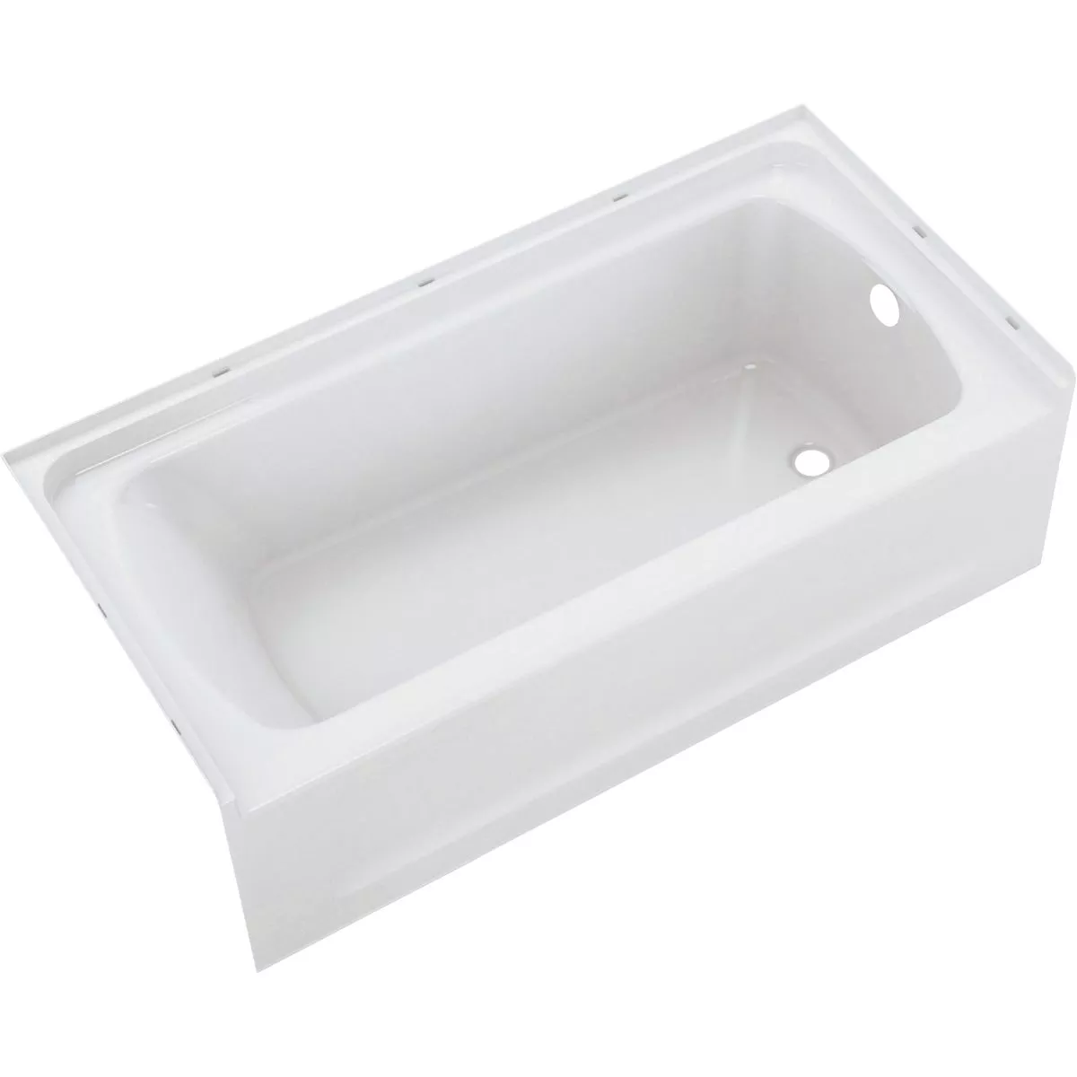 Sterling Ensemble 60 In. L x 30-1/4 In. W Right Drain Rectangular Alcove Bathtub in White - photo 2