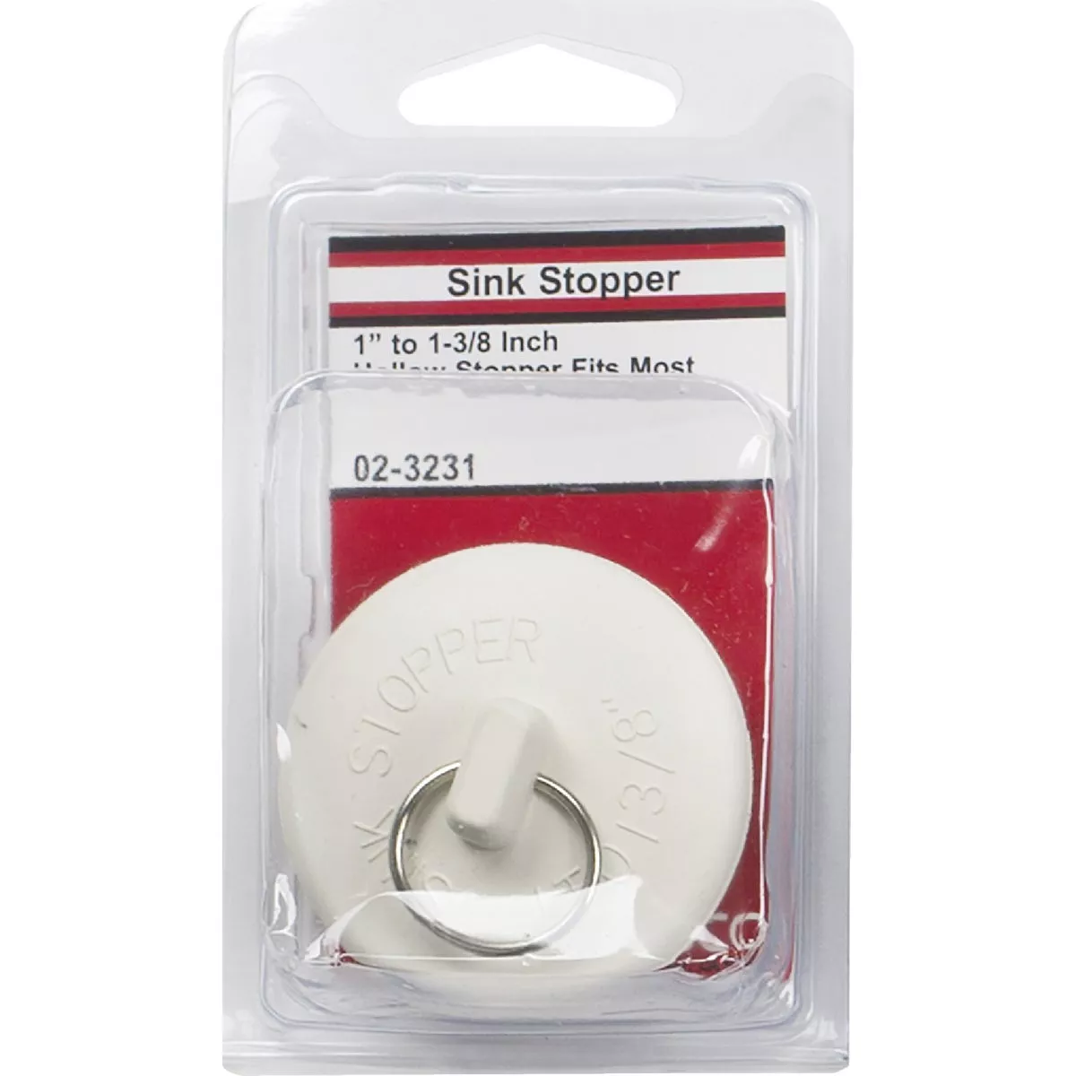 Lasco 1 In. to 1-3/8 In. White Sink Rubber Drain Stopper - photo 2
