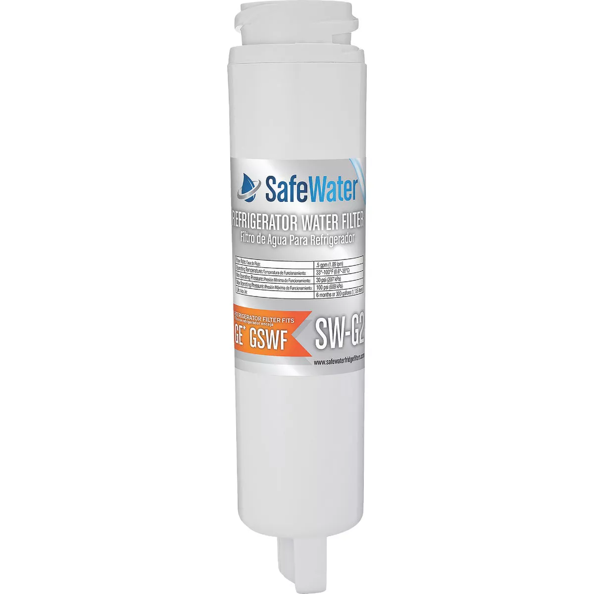 Safe Water G2 GE Icemaker & Refrigerator Water Filter Cartridge