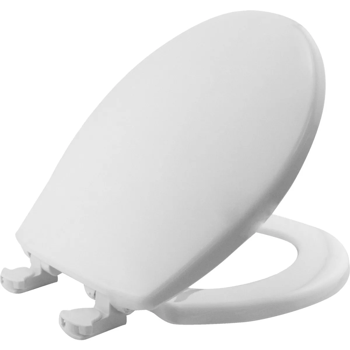 Bemis Mayfair Round Closed Front Slow Close White Plastic Toilet Seat