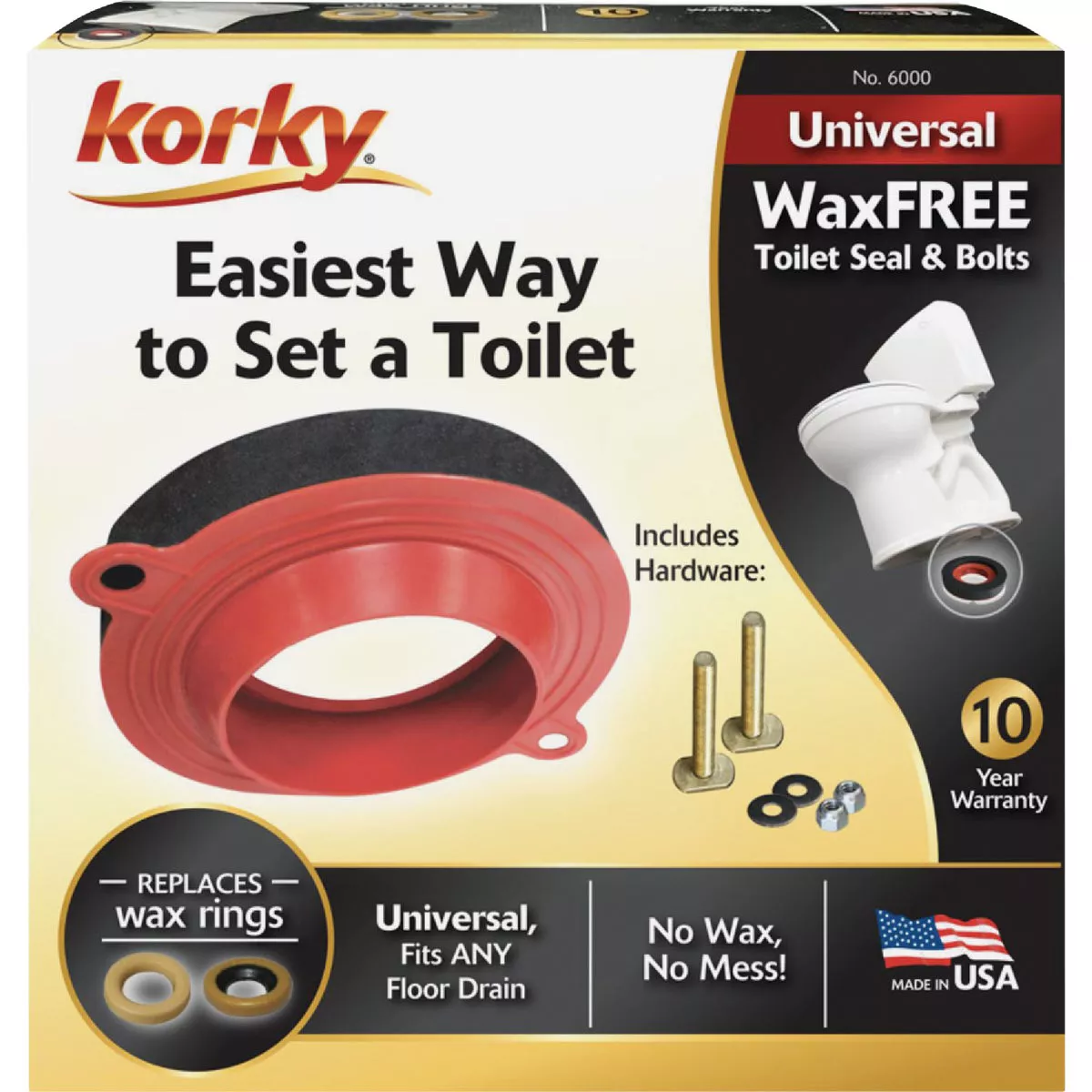 Korky Wax-Free Toilet Gasket - photo 2