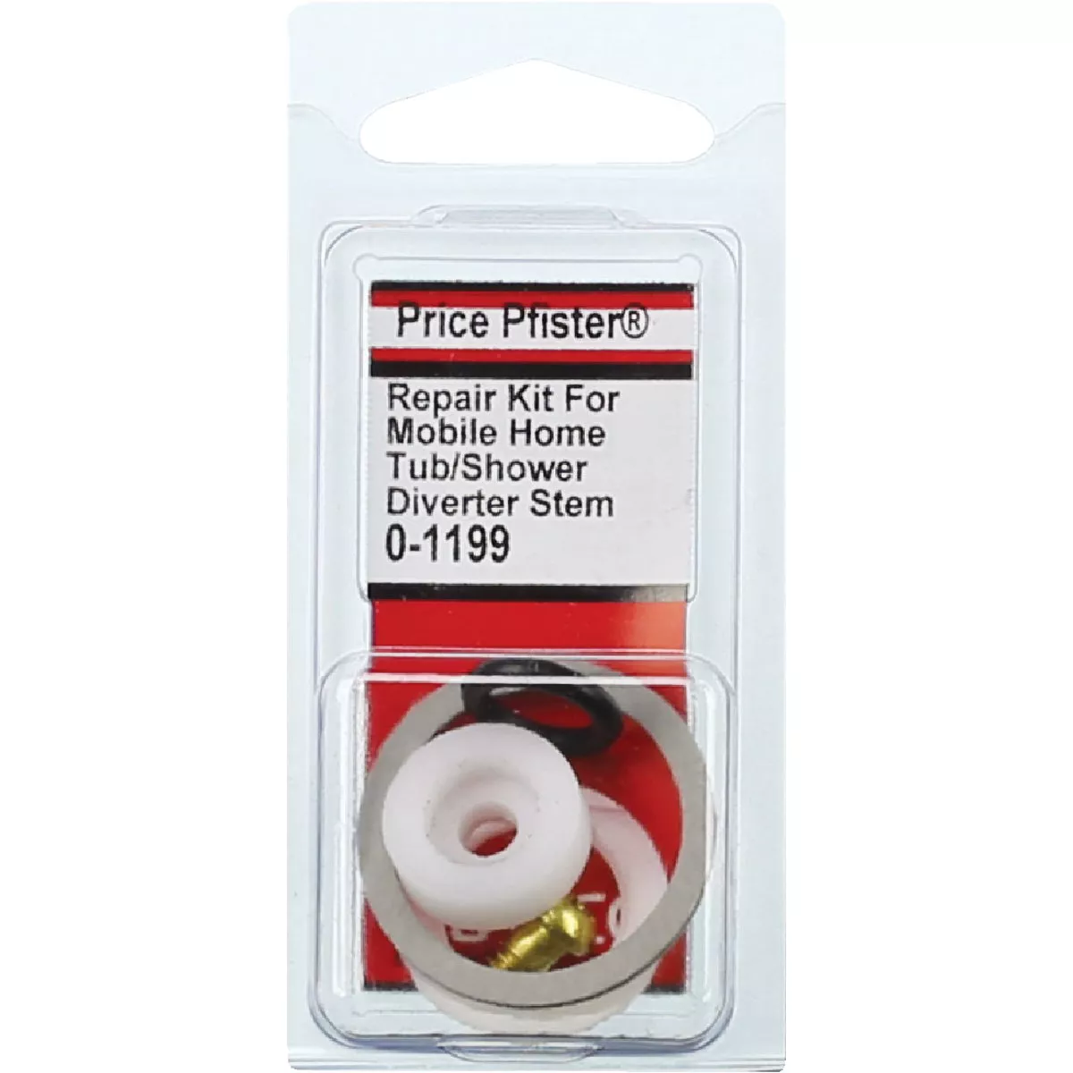 Lasco PP Mobile Home Diverter Repair Kit Rubber, Fiber Nylon Faucet Repair Kit - photo 2