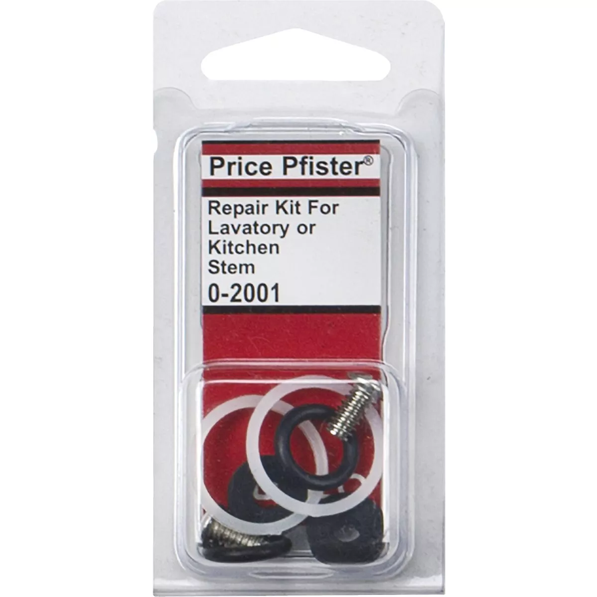 Lasco 8pc PP Short Stem Repair Kit Rubber, Nylon & Brass Faucet Repair Kit