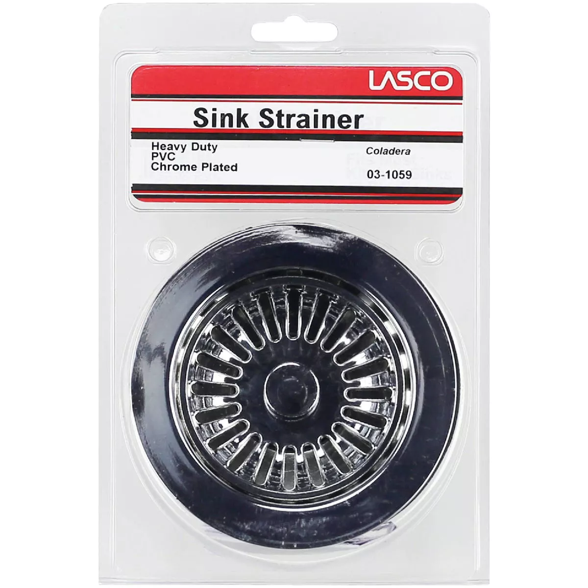 Lasco 3-1/2 In. Heavy-Duty Basket Strainer Assembly, Chrome - photo 2