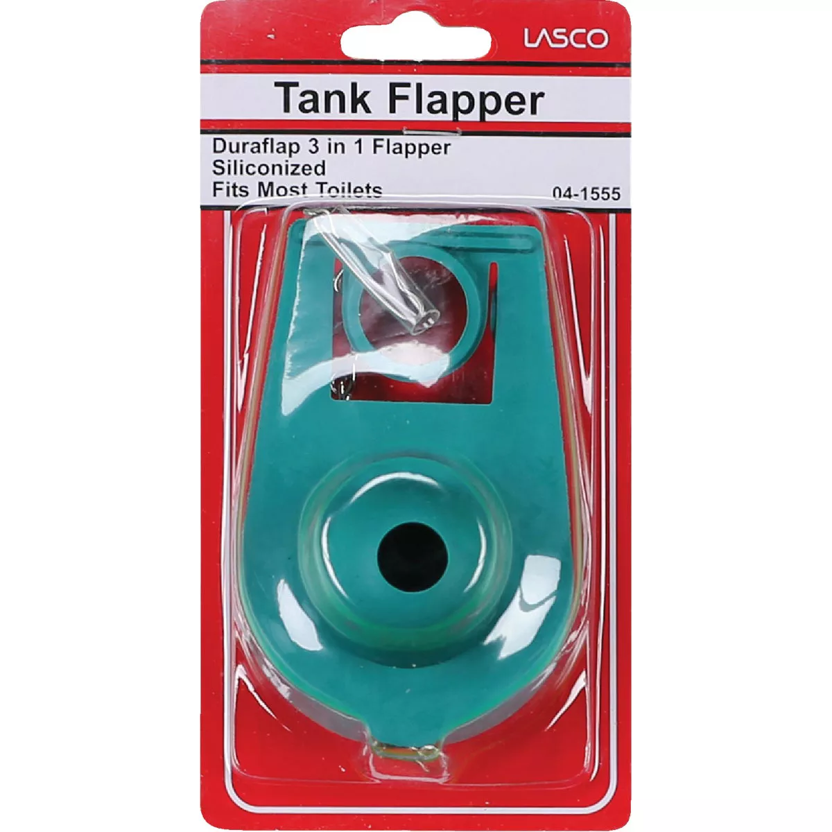 Lasco Duraflap Magnus Green 3-In-1 Toilet Flapper with Chain - photo 2