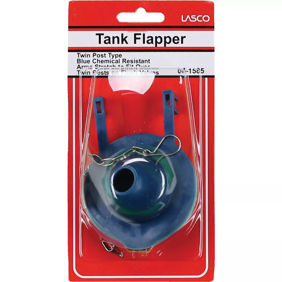 Lasco 3 In. Vinyl Toilet Flapper with Chain - photo 2
