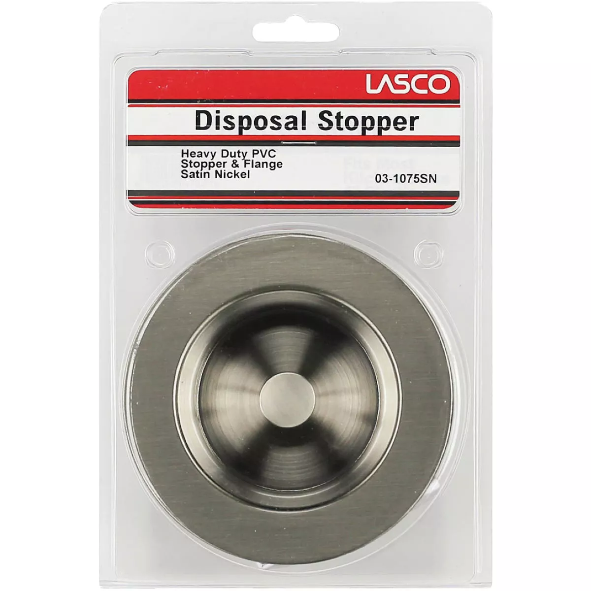 Lasco Satin Nickel PVC Disposer Flange and Stopper - photo 2