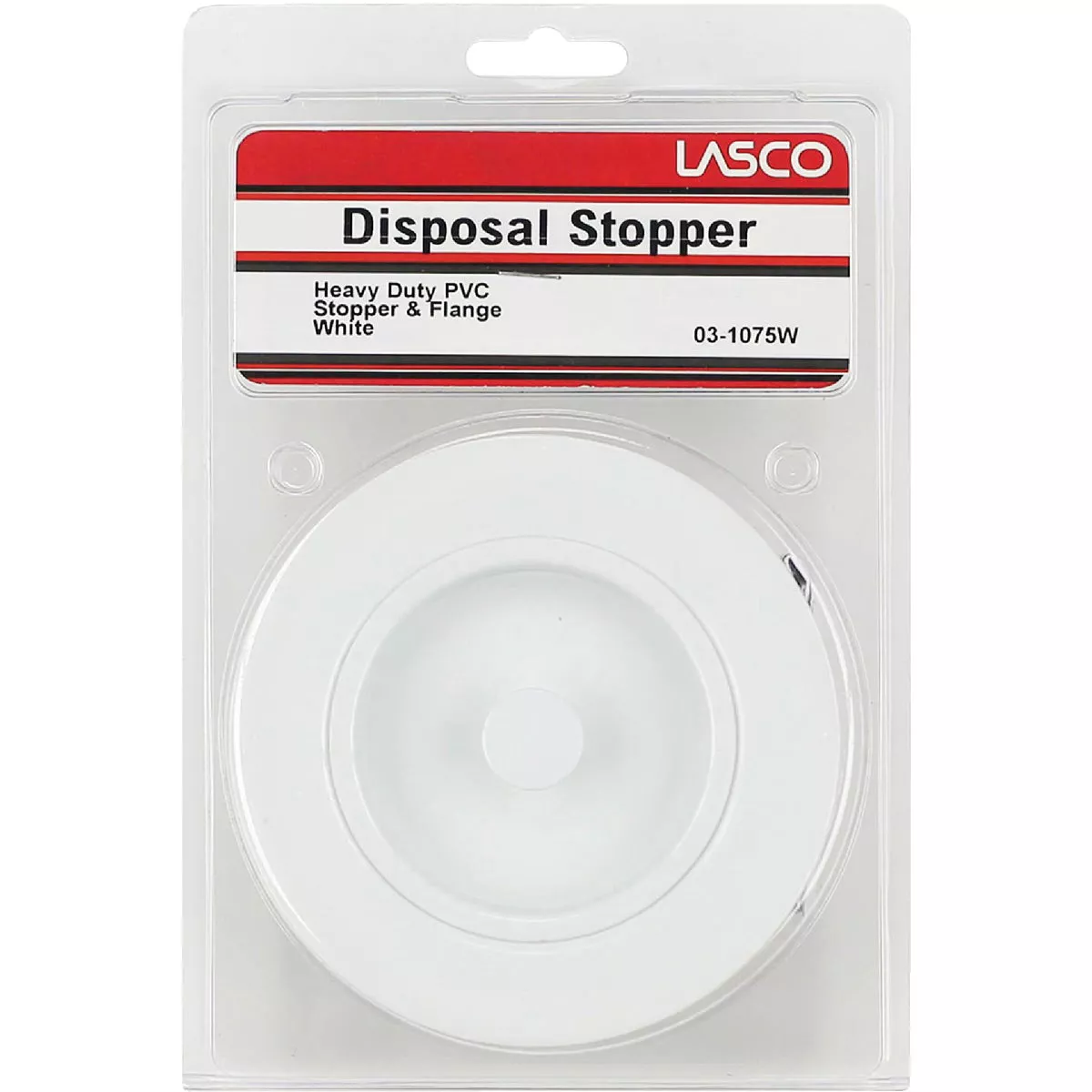 Lasco White PVC Disposer Flange and Stopper - photo 2