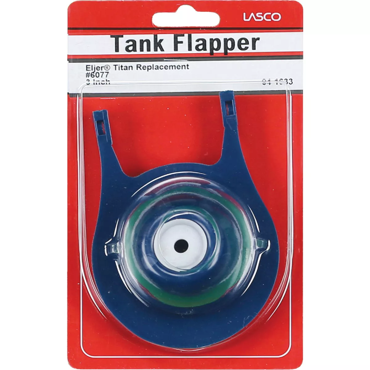 Lasco Eljer Titan 3 In. Black Rubber Flapper with Chain - photo 2