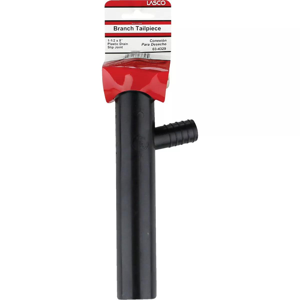 Lasco 1-1/2 In. OD x 8 In. L Black Dishwasher Tailpiece - photo 2