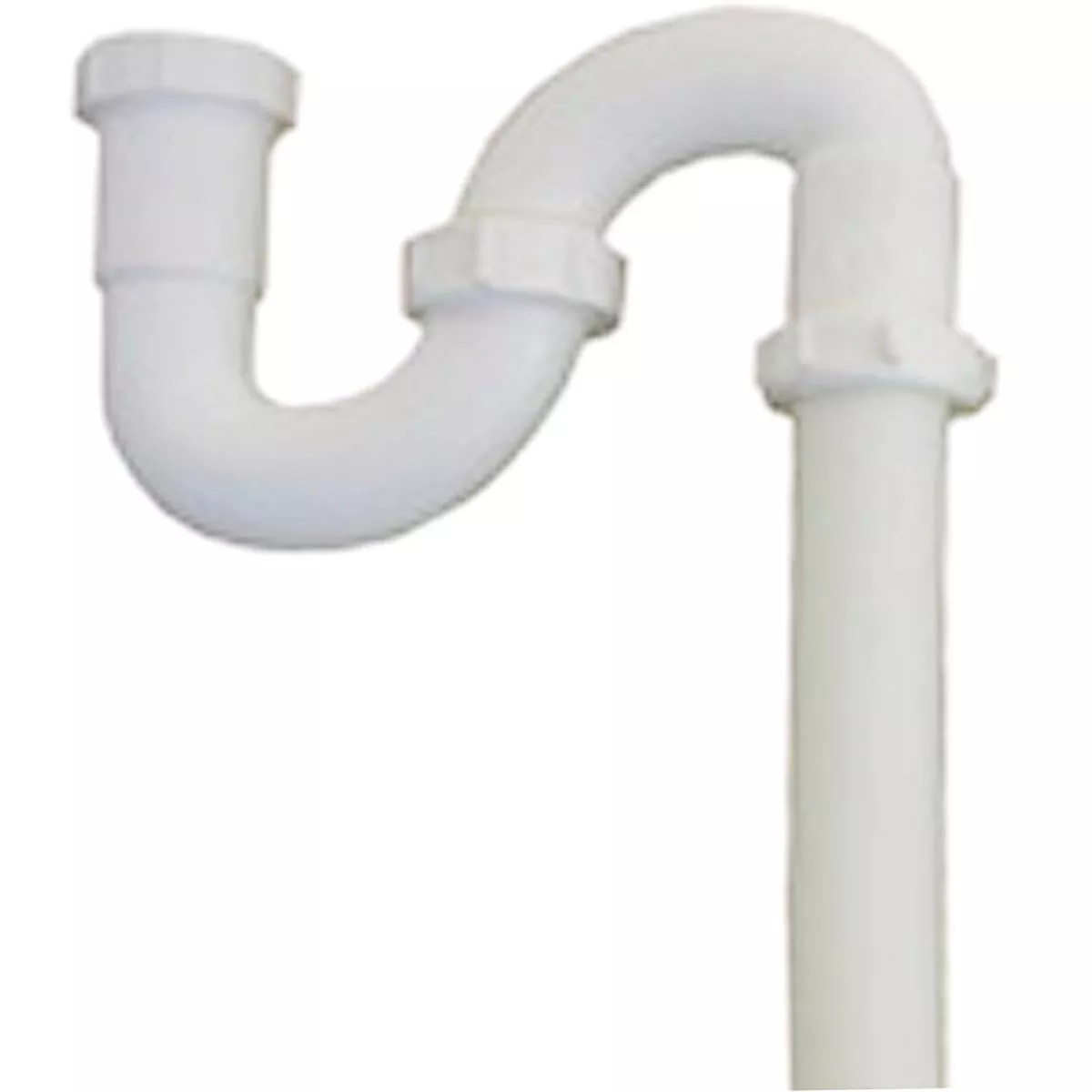 Lasco 1-1/4 In. OD White Plastic S-Trap