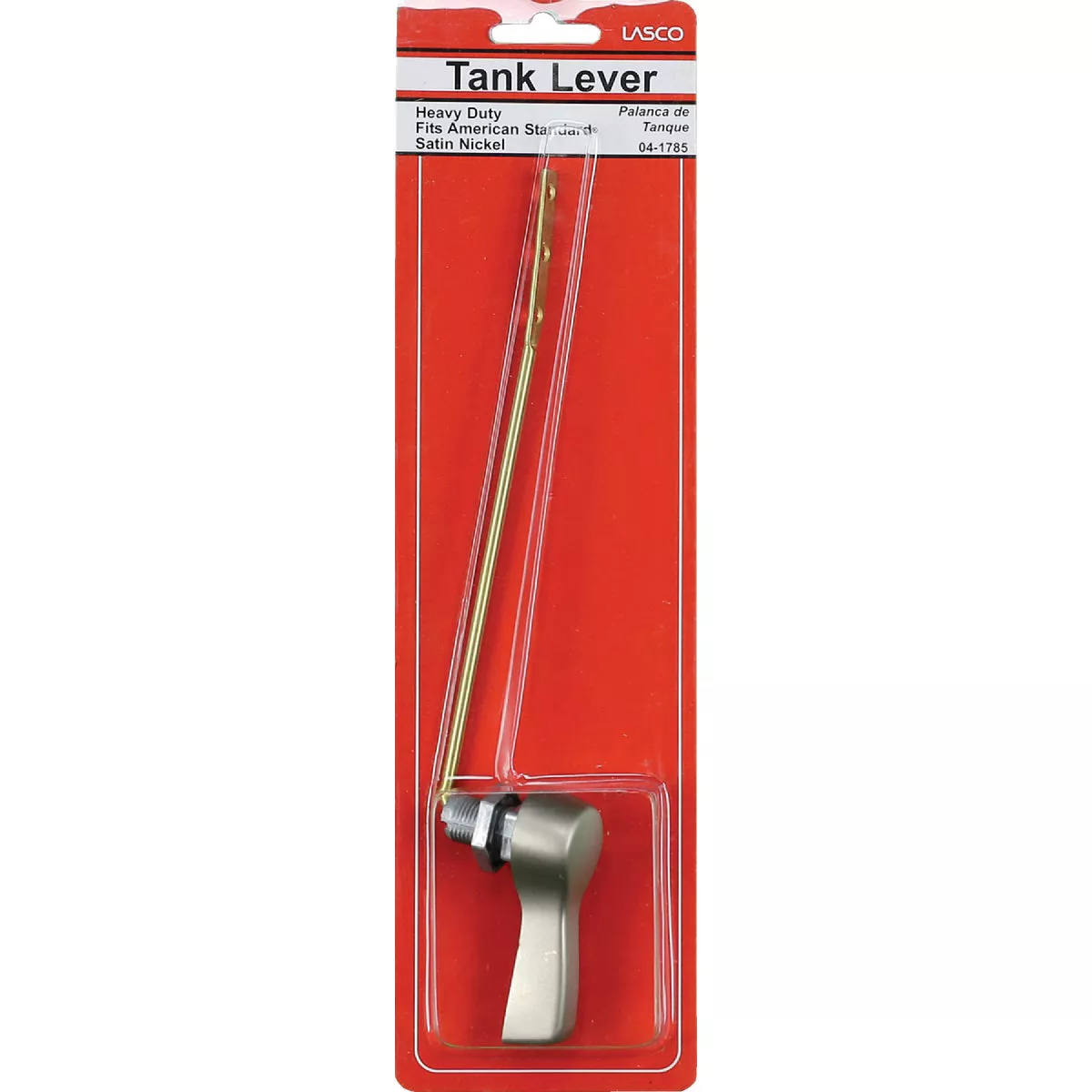 Lasco Universal Fit Satin Nickel Tank Lever with Brass Arm - photo 2