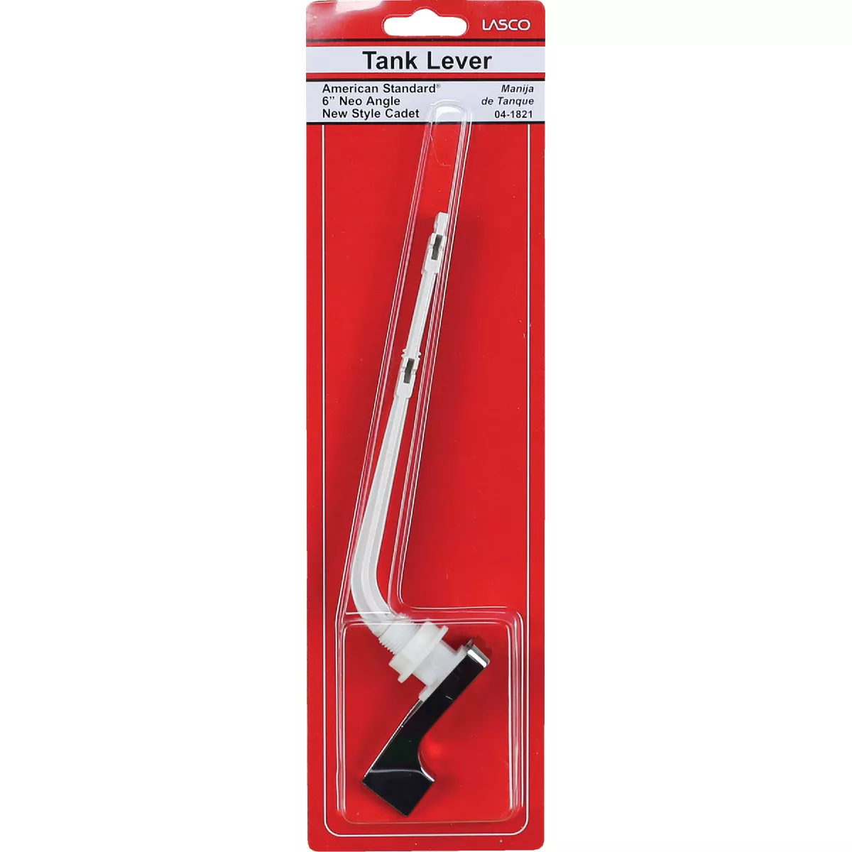 Lasco 22 Degree Chrome Tank Lever with Plastic Arm For American Standard - photo 2