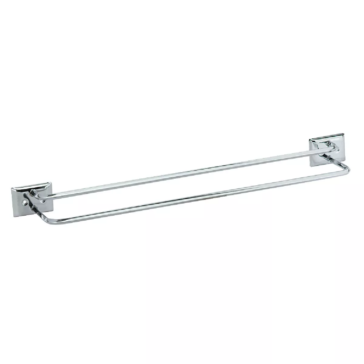 Decko Diamond Bar Design 18 In. Chrome Twin Towel Bar