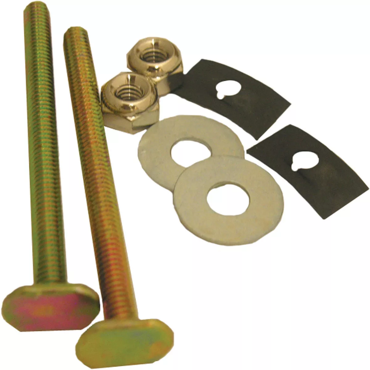 Lasco 1/4 In. x 3-1/4 In. Long Brass Plated Steel Toilet Bolts