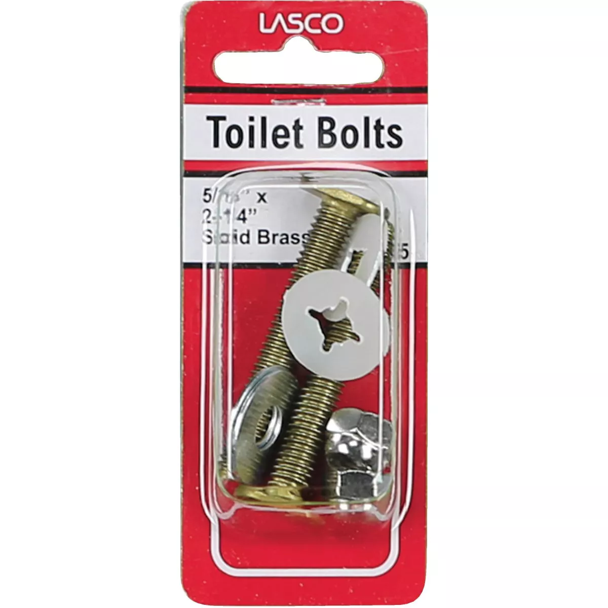 Lasco 5/16 In. x 2-1/4 In. Heavy-Duty Brass Toilet Bolts - photo 2