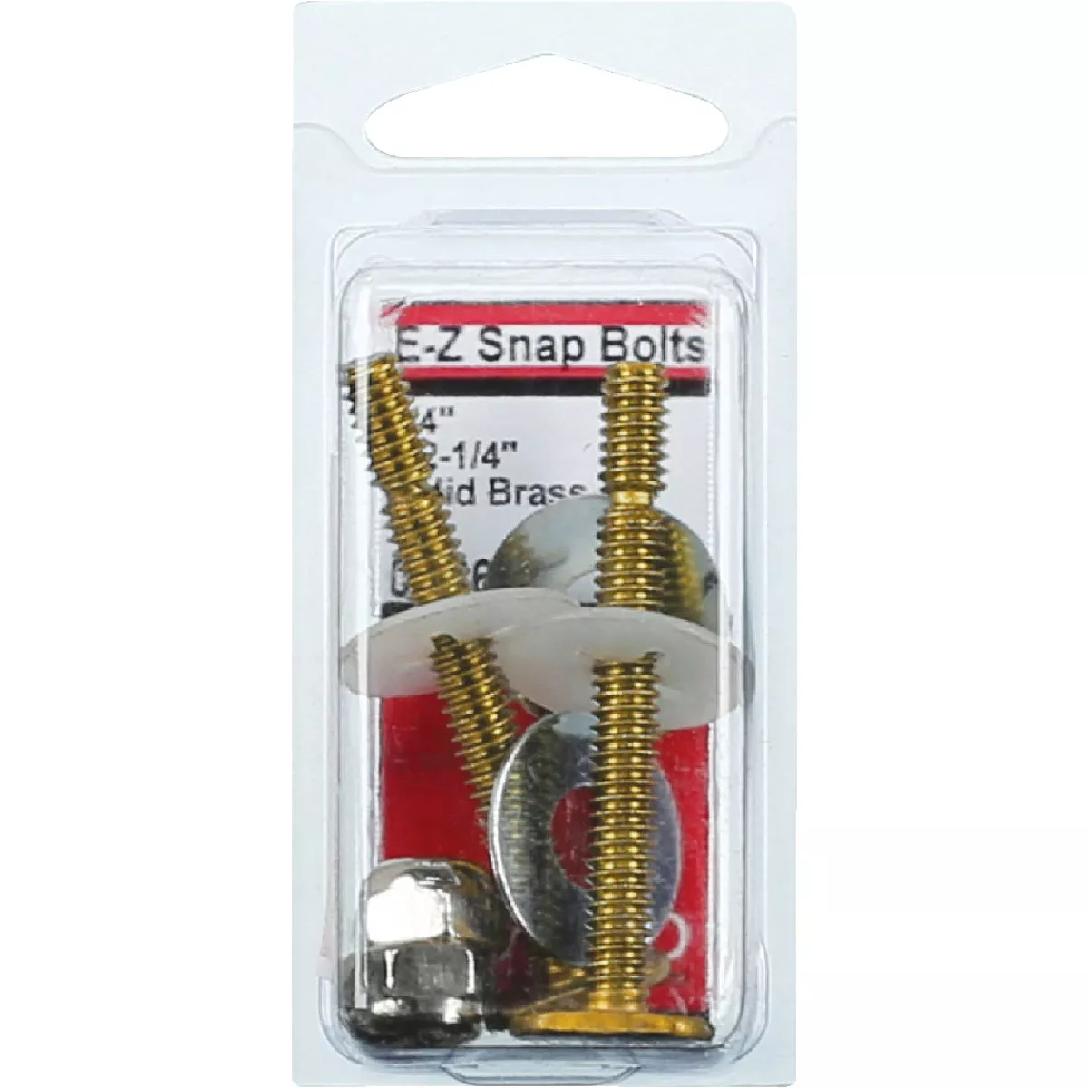 Lasco 1/4 In. x 2-1/4 In. Solid Brass Toilet Bolts (2 Pack) - photo 2