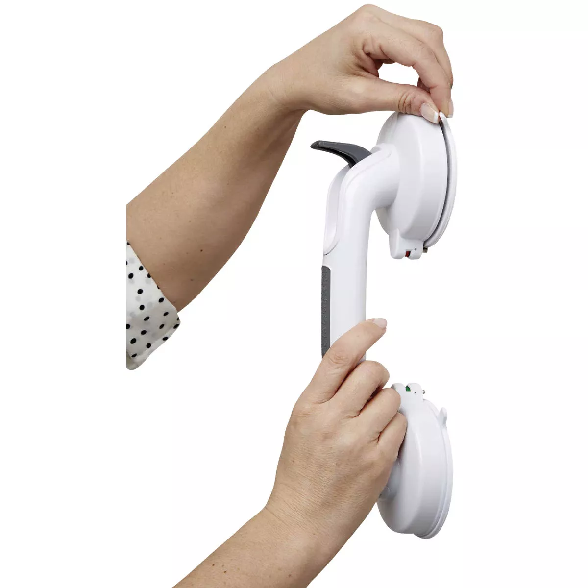 Medline Suction 12 In. Suction Cup Grab Bar, White - photo 2