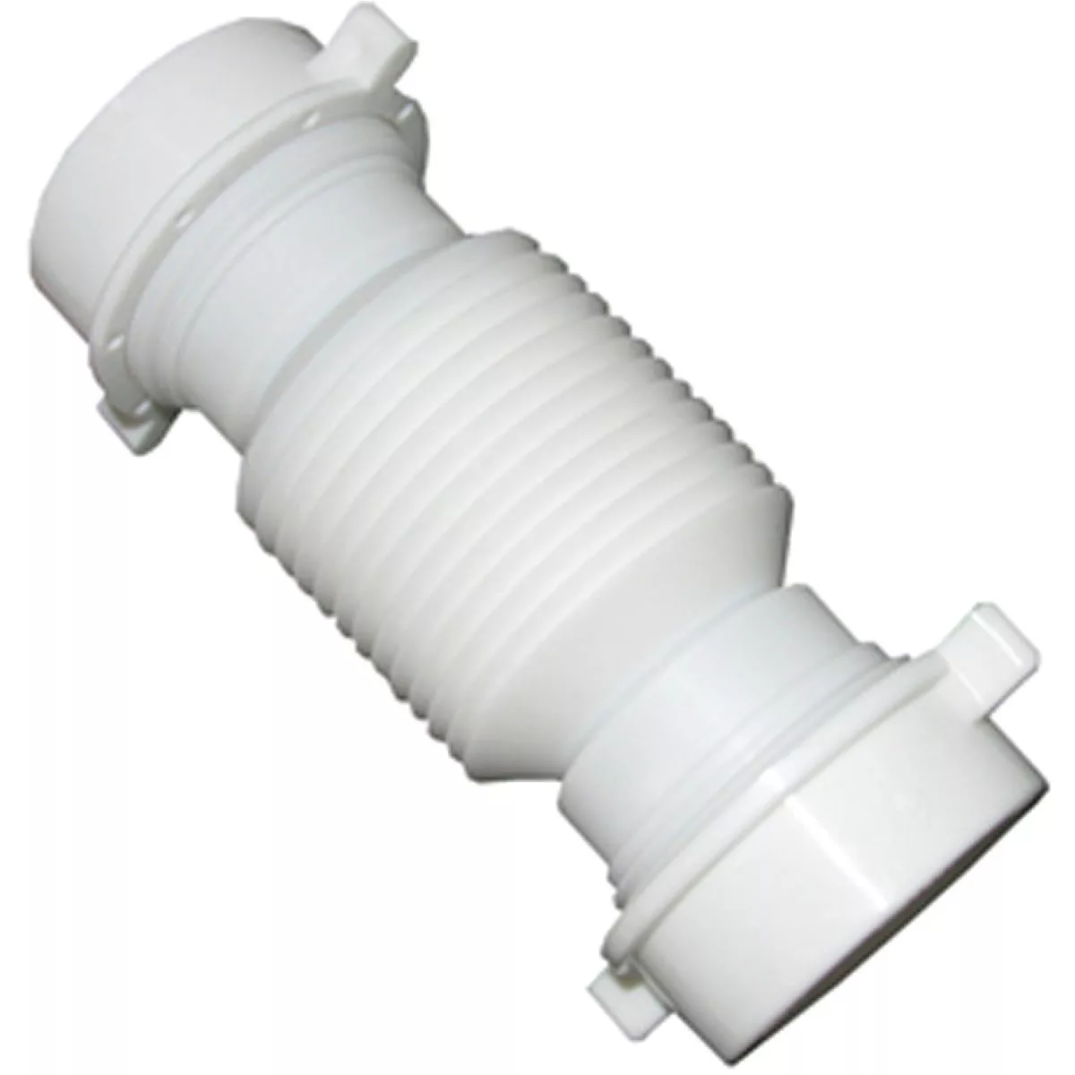 Lasco 1-1/2 In. White Plastic Flexible Coupling