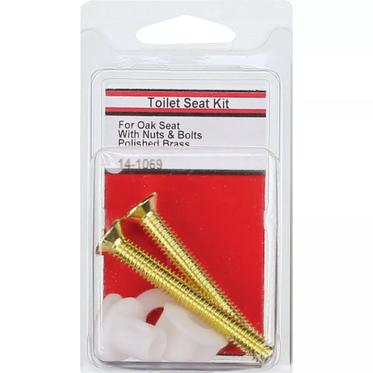 Lasco 3/8" x 2-1/2" Polished Brass Metal Toilet Seat Bolt, Includes Nuts and Washers - photo 2