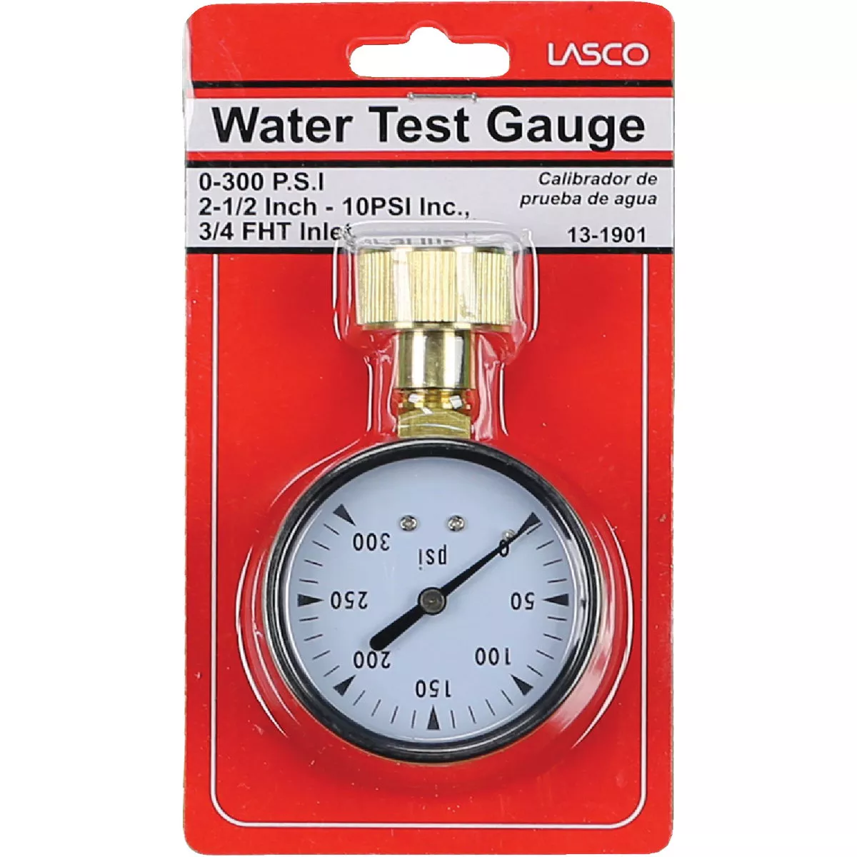 Lasco 3/4 In. x 2-1/2 In. 300 psi Pressure Gauge - photo 2