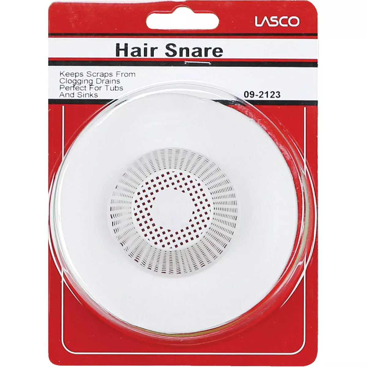 Lasco 1-1/2 In. White Hair Snare Tub Drain Strainer - photo 2
