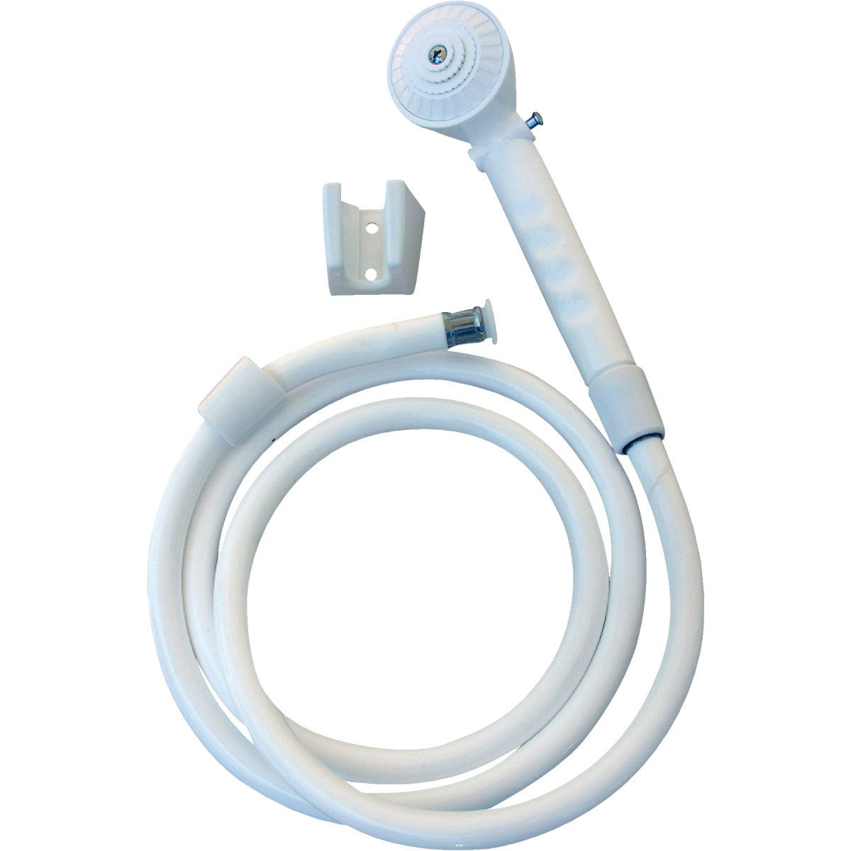 Lasco 1 spray 2 5 gpm handheld shower head white do it best
