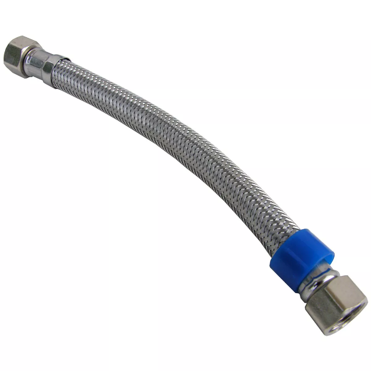 Lasco 3/8 In. Dia. x 6-3/4 In. L. F Compression Braided Stainless Steel Faucet Connector