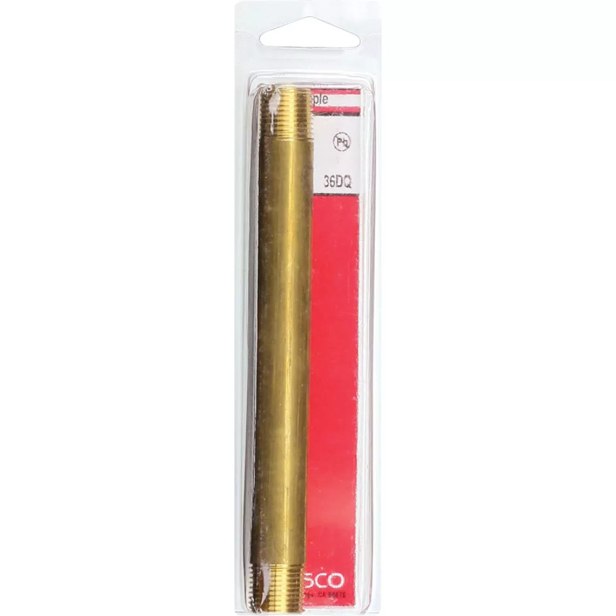Lasco 3/8 In. x 6 In. Brass Nipple - photo 2