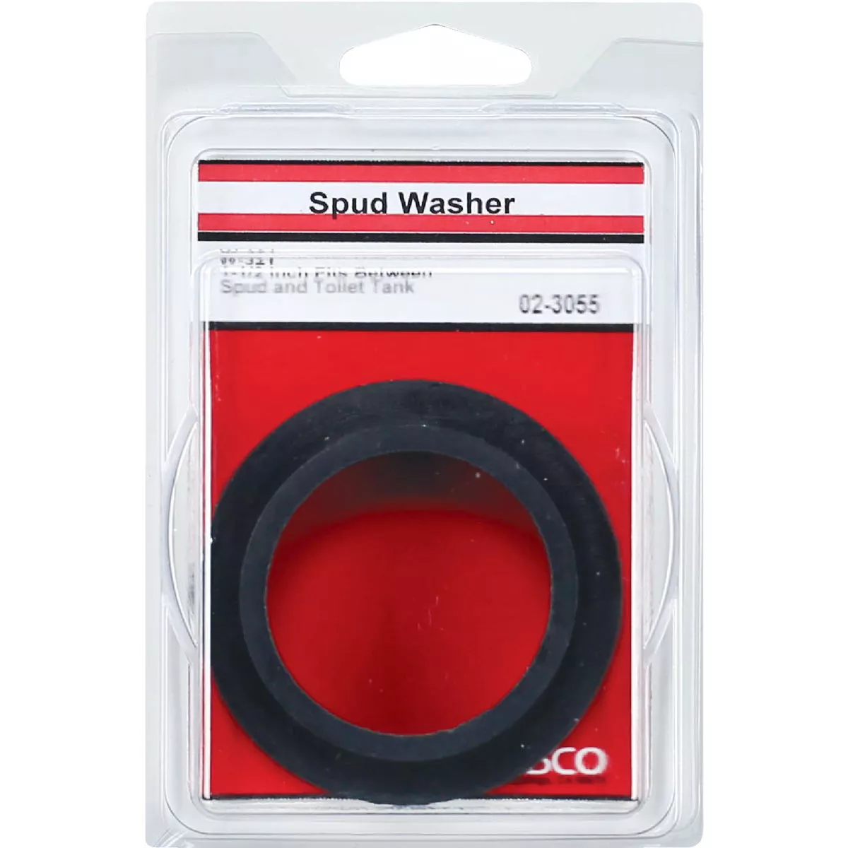 Lasco 1-1/2 In. Black Rubber Toilet Spud Flanged Washer - photo 2
