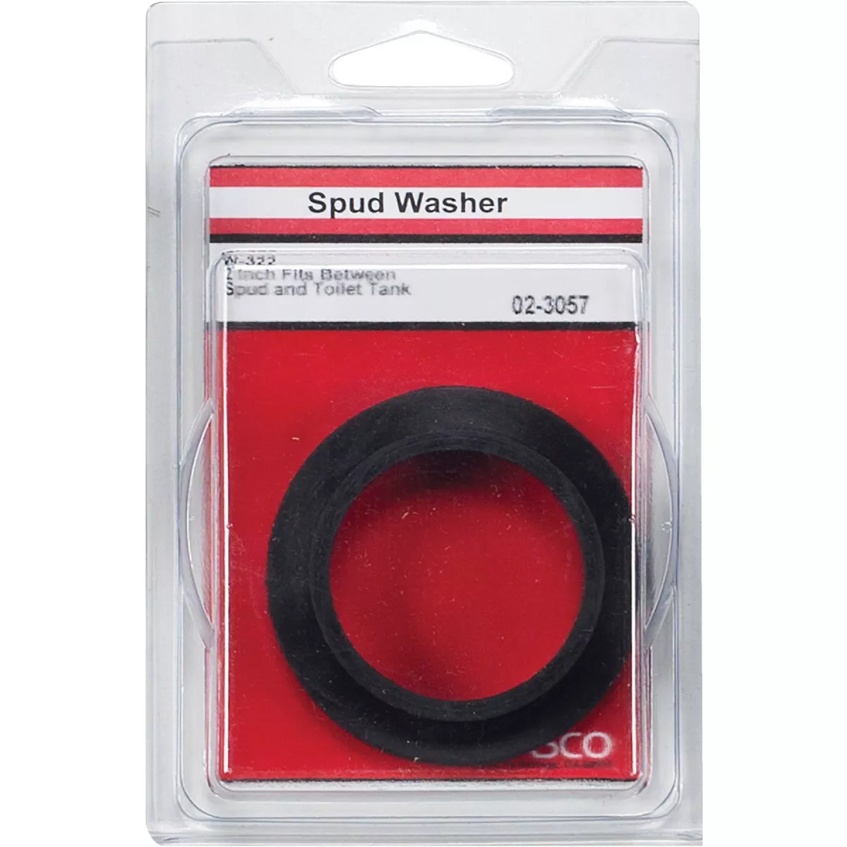 Lasco 2 In. Black Rubber Toilet Spud Flanged Washer - photo 2