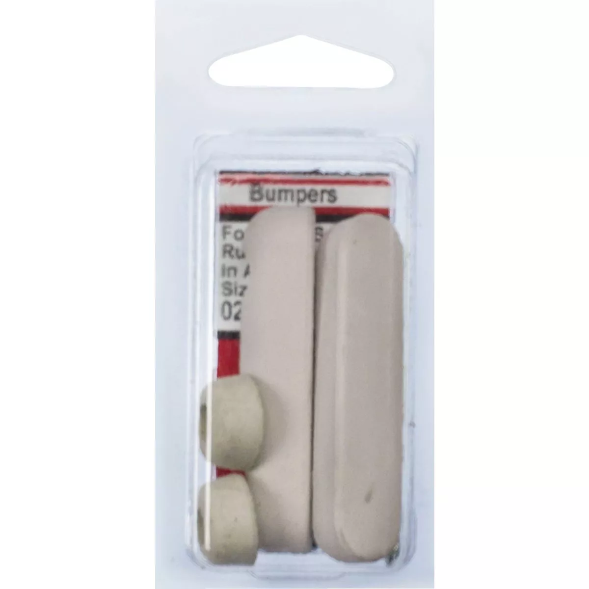 Lasco White Rubber Toilet Seat Bumper Set - photo 2