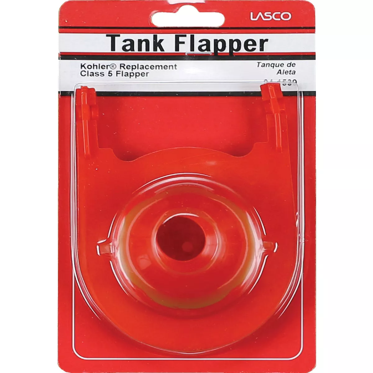 Lasco Kohler Class 5, 3 In. Red Rubber Toilet Flapper with Chain - photo 2