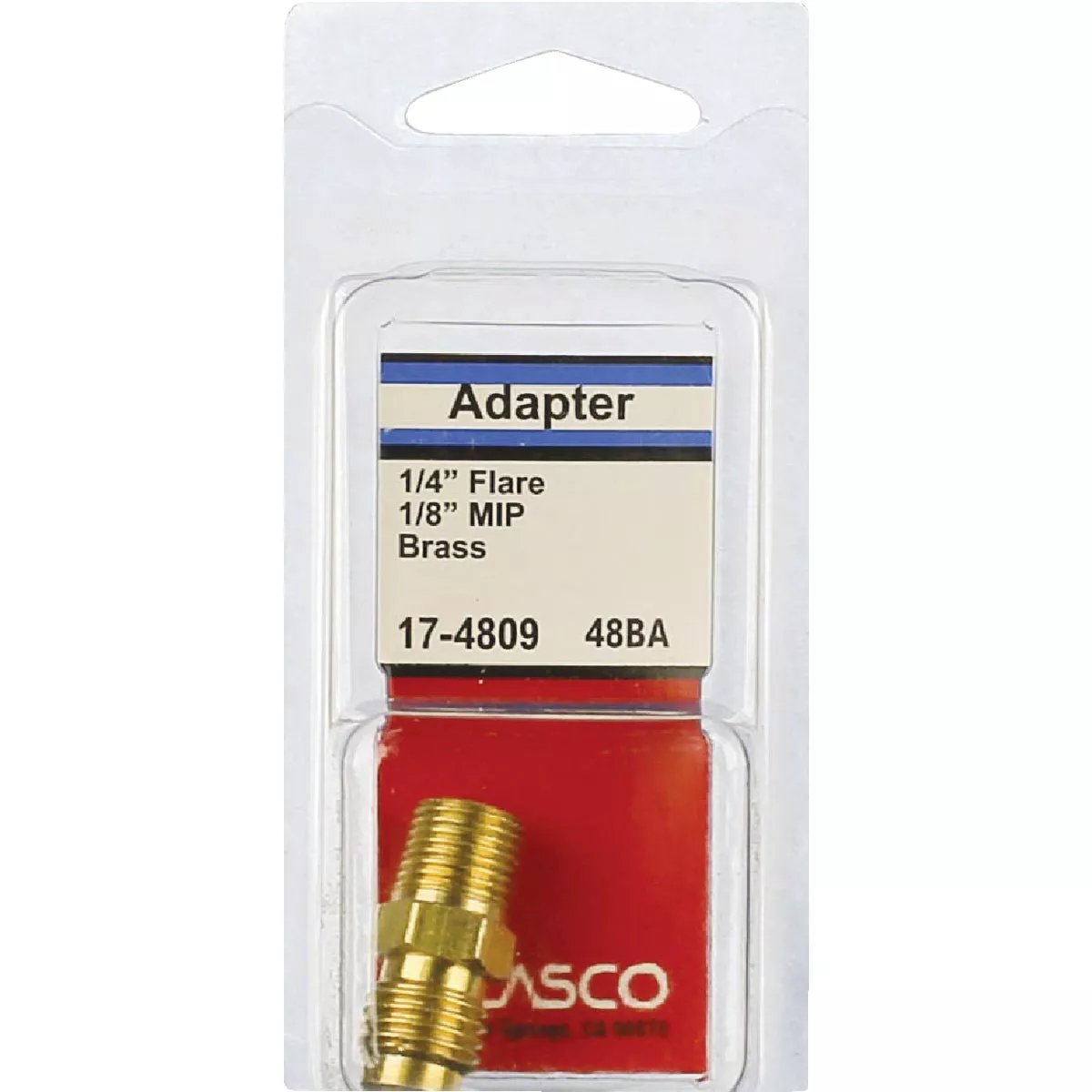 Lasco 1/4 In. M x 1/8 In. MPT Brass Flare Adapter - photo 2