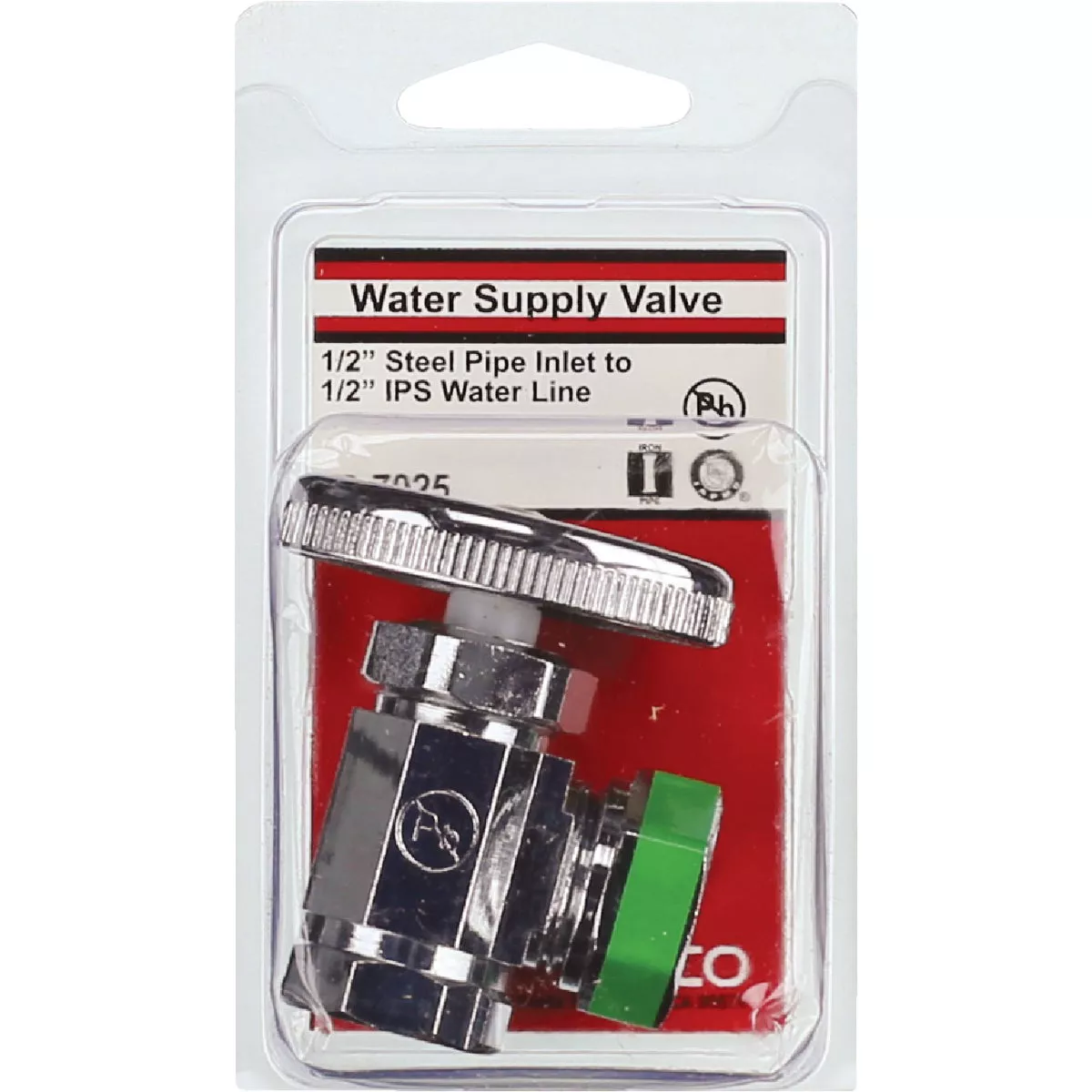 Lasco 1/2 In. FIP Inlet x 1/2 In. -7/16 In. IP Outlet Multi-Turn Style Angle Valve - photo 2