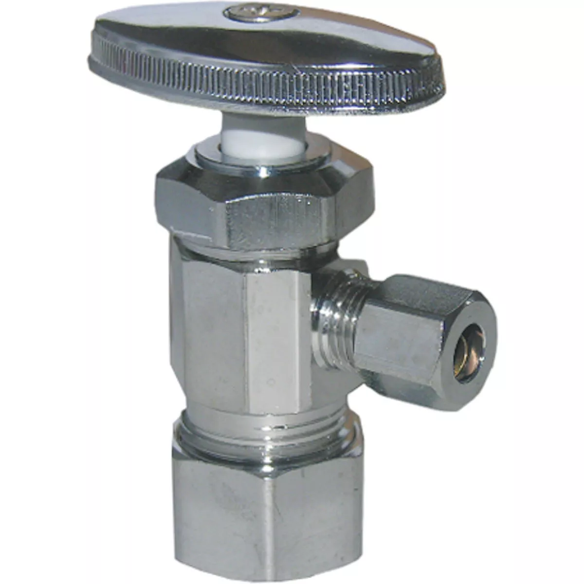 Lasco 5/8 In. Comp Inlet x 1/4 In. Comp Outlet Multi-Turn Style Angle ...