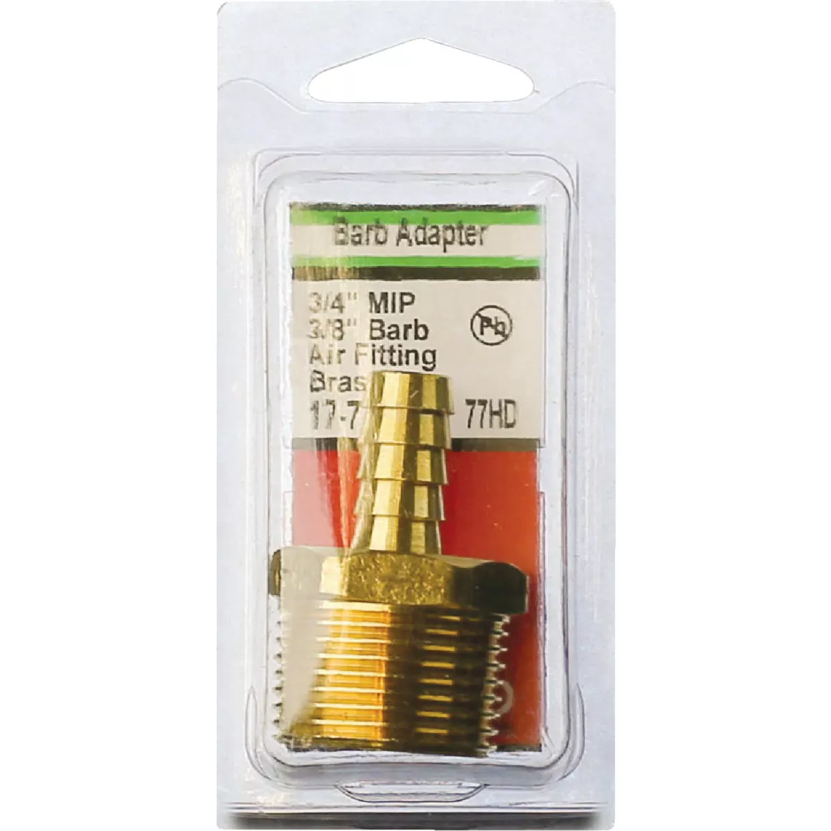Lasco 3/4 In. MPT x 3/8 In. Brass Hose Barb Adapter - photo 2