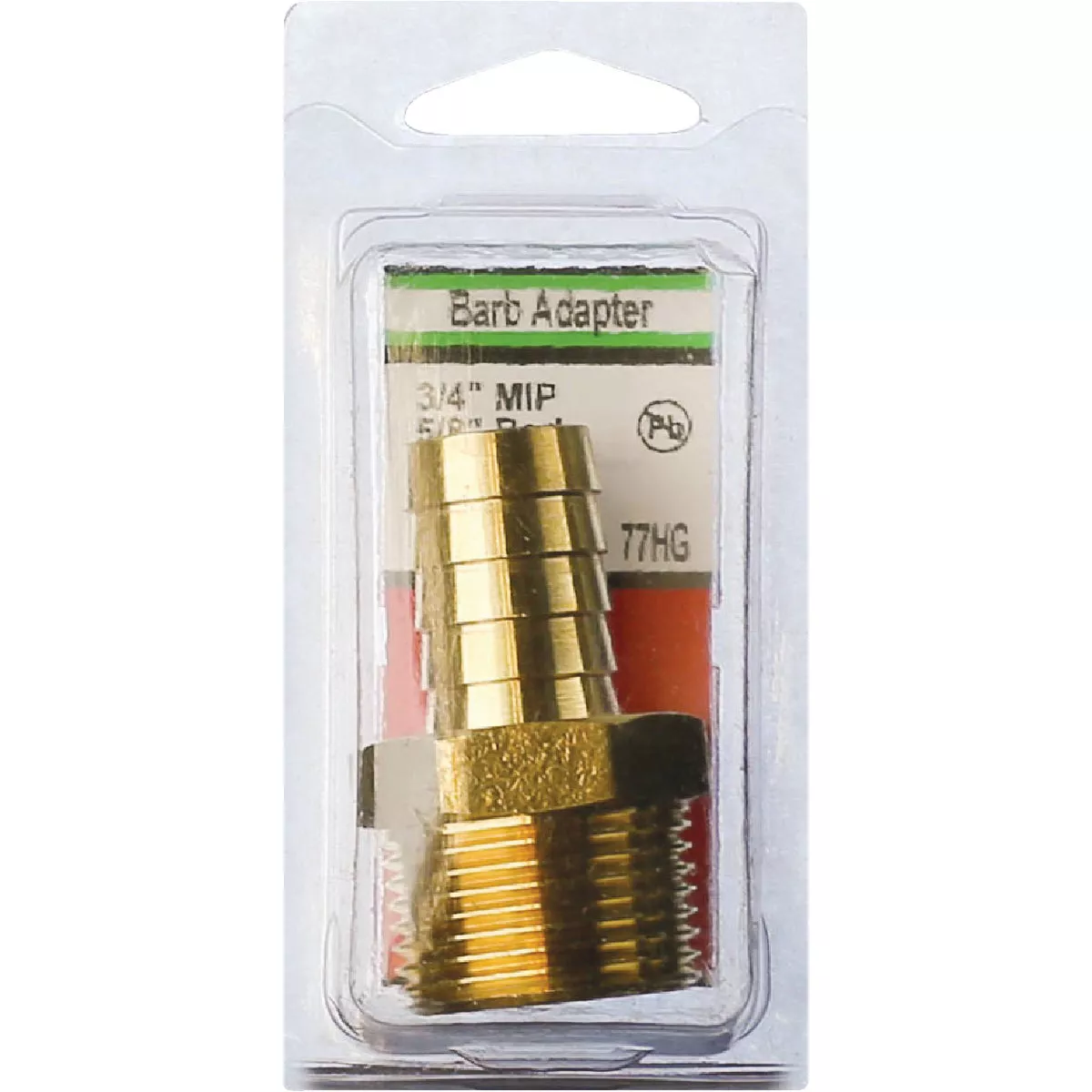 Lasco 3/4 In. MPT x 5/8 In. Brass Hose Barb Adapter - photo 2