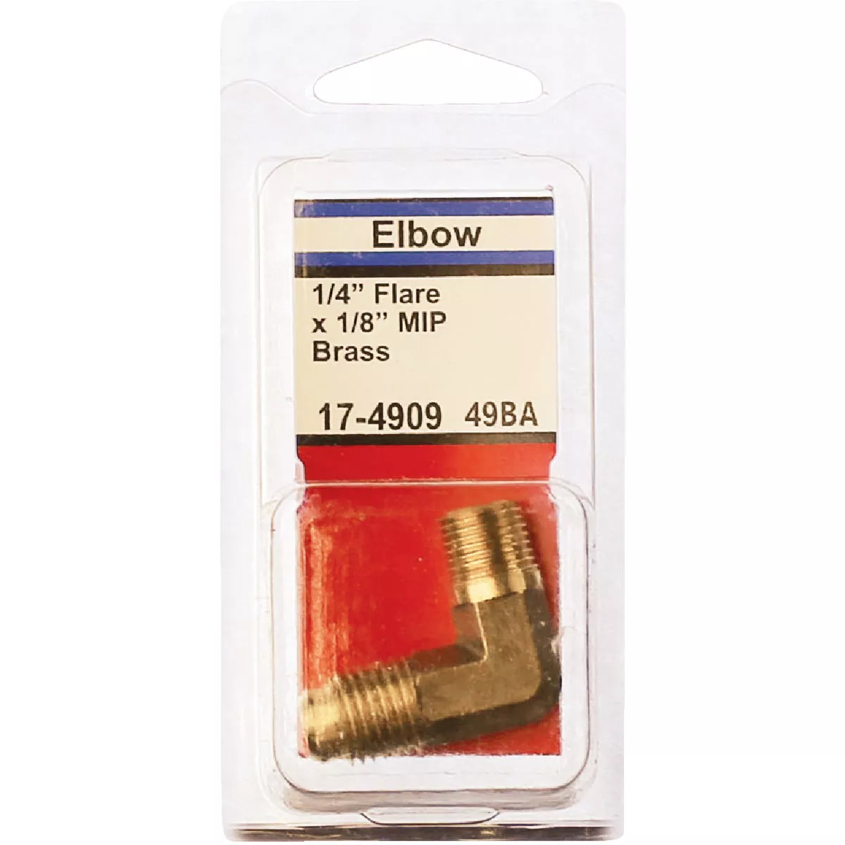 Lasco 1/4 In. MFL x 1/8 In. MPT 90 Deg. Flare Brass Elbow (1/4 Bend) - photo 2