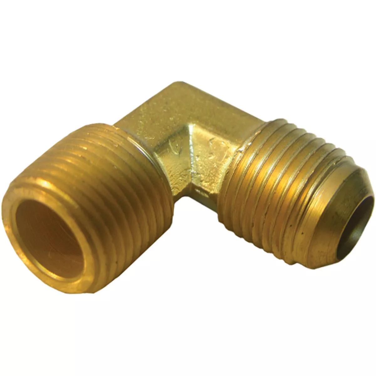 Lasco 3/8 In. MFL x 1/4 In. MPT 90 Deg. Flare Brass Elbow (1/4 Bend)