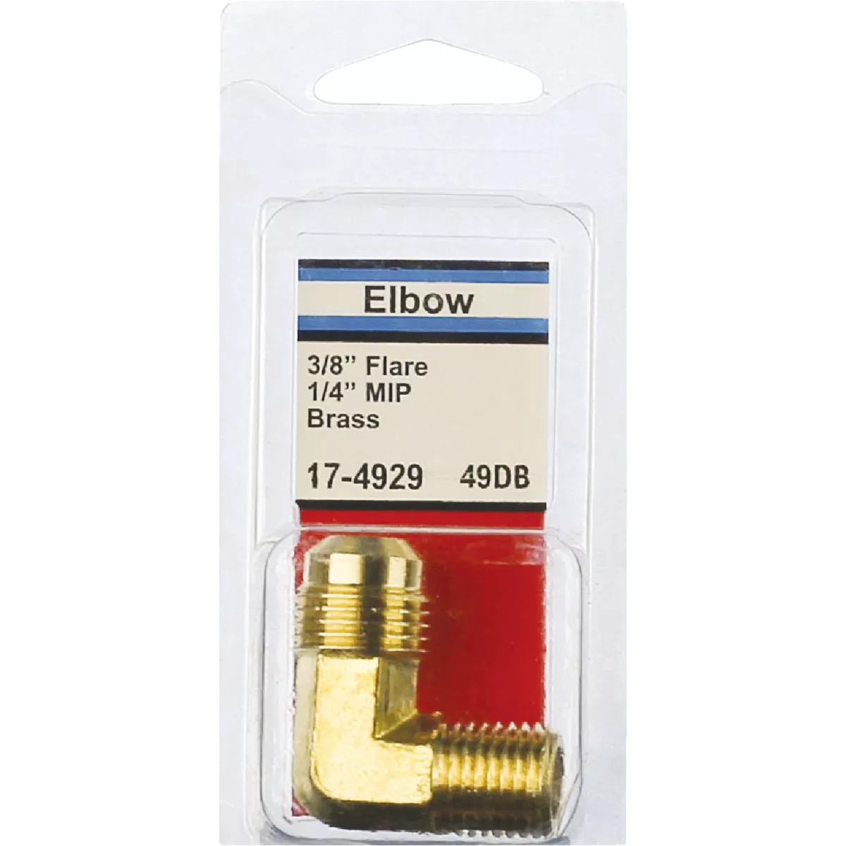 Lasco 3/8 In. MFL x 1/4 In. MPT 90 Deg. Flare Brass Elbow (1/4 Bend) - photo 2