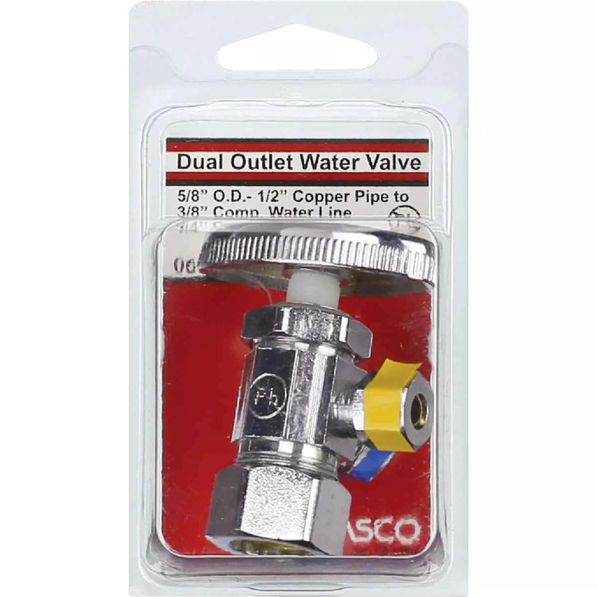 Lasco 5/8 In. C Inletx3/8 In. C Outletx1/4 In. C Outlet Multi Turn Style Angle Valve - photo 2