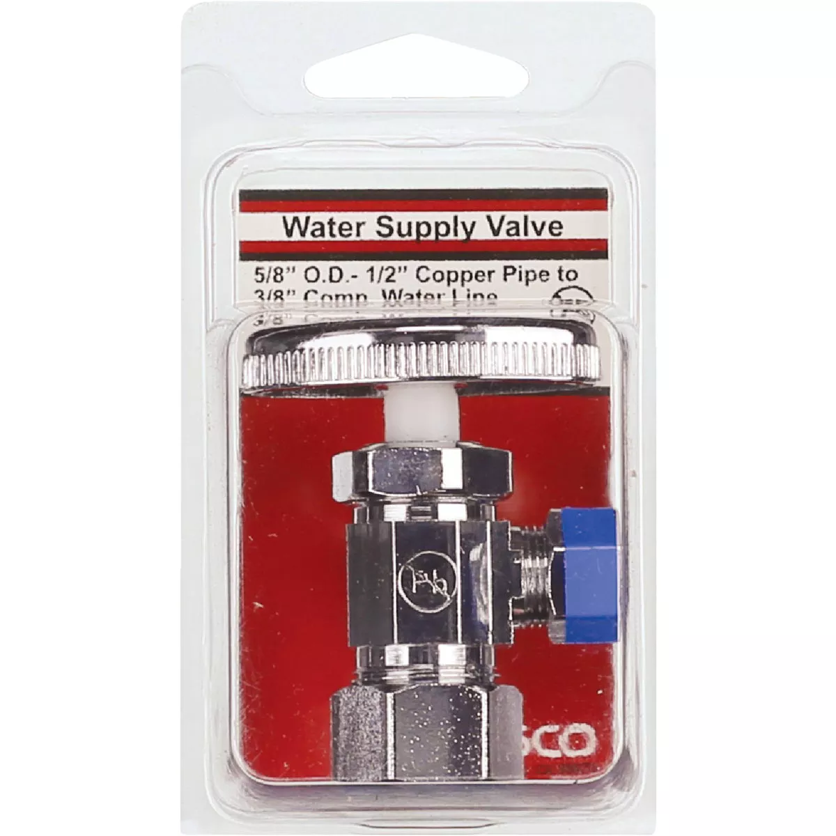 Lasco 5/8 In. C Inletx3/8 In. C Outletx3/8 In. C Outlet Multi Turn Style Angle Valve - photo 2