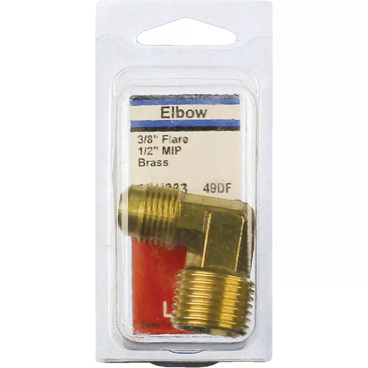 Lasco 3/8 In. MFL x 1/2 In. MPT 90 Deg. Flare Brass Elbow (1/4 Bend) - photo 2