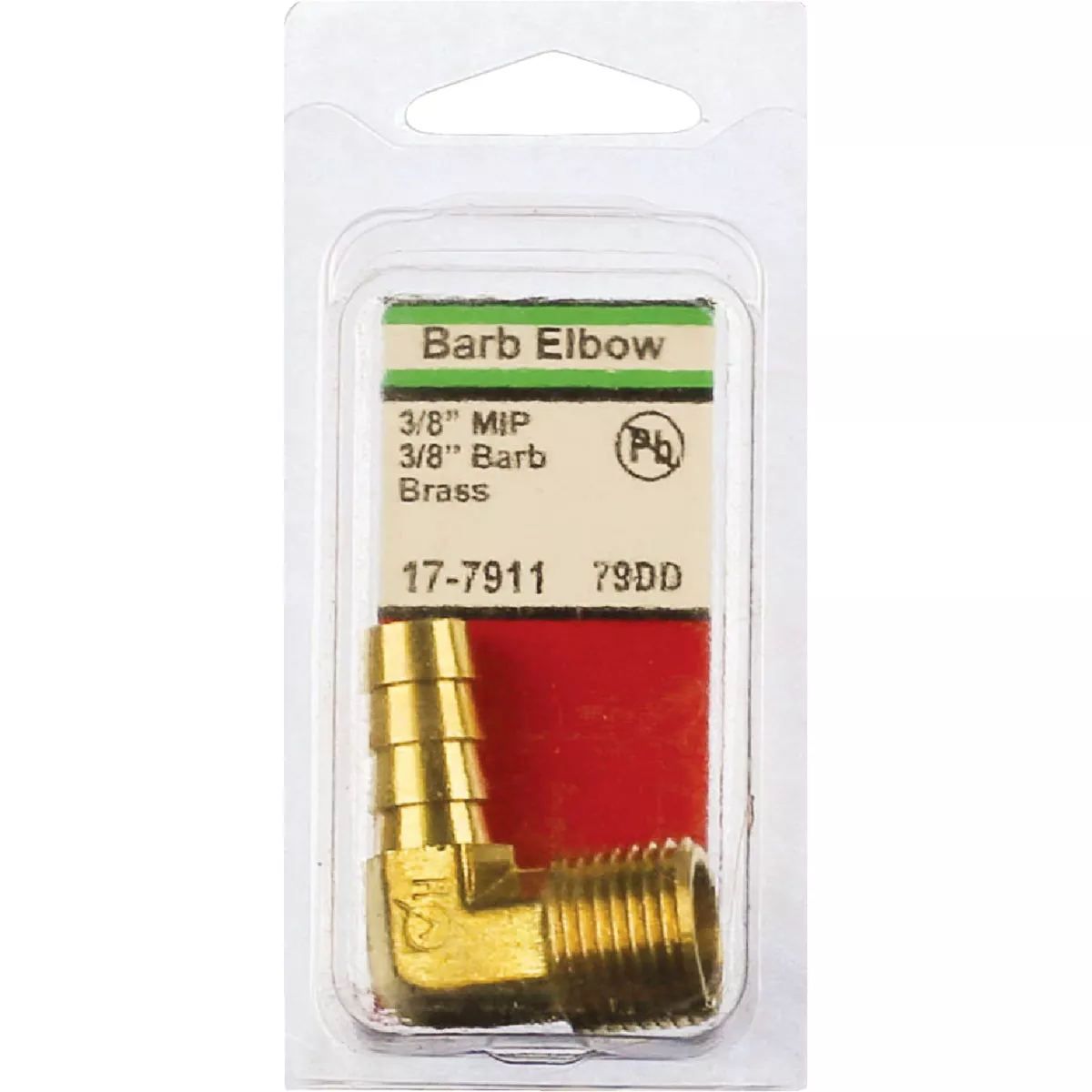 Lasco 3/8 In. MPT x 3/8 In. Hose Barbed 90 Deg. Brass Elbow (1/4 Bend) - photo 2