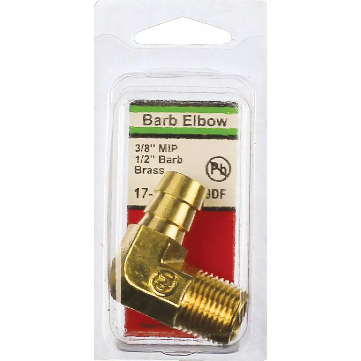 Lasco 3/8 In. MPT x 1/2 In. Hose Barbed 90 Deg. Brass Elbow (1/4 Bend) - photo 2