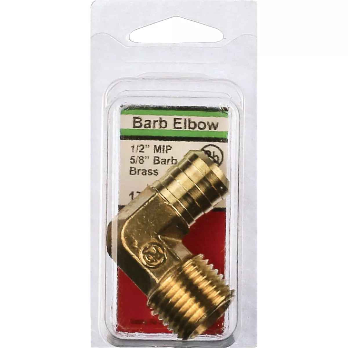 Lasco 1/2 In. MPT x 5/8 In. Hose Barbed 90 Deg. Brass Elbow (1/4 Bend) - photo 2