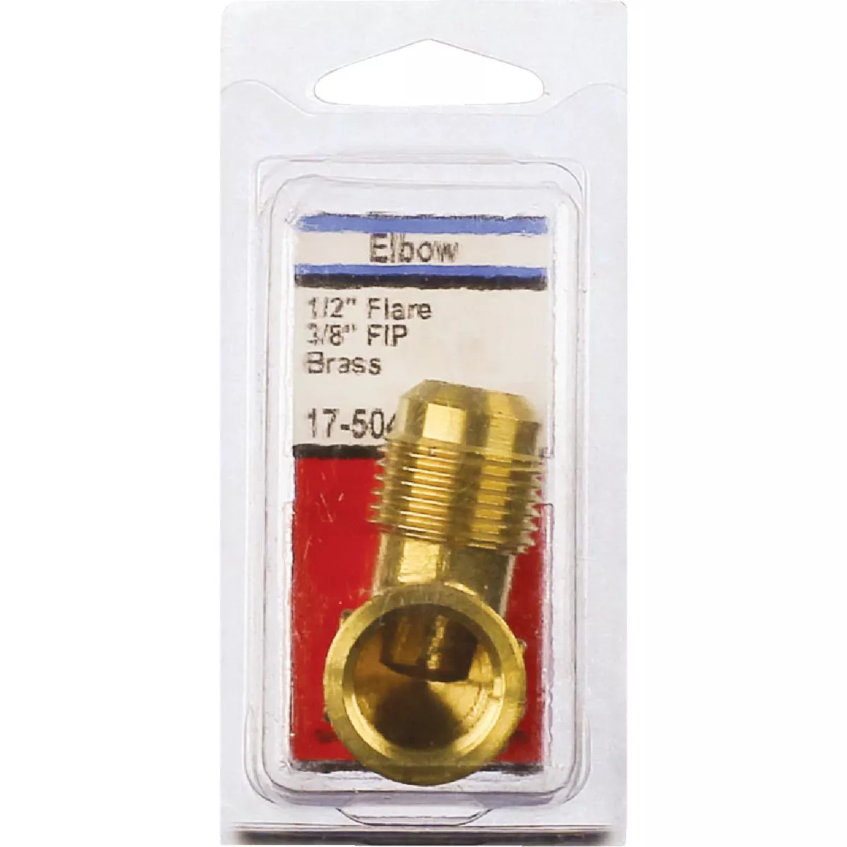 Lasco 1/2 In. MFL X 3/8 In. FPT 90 Deg. Flare Brass Elbow (1/4 Bend) - photo 2